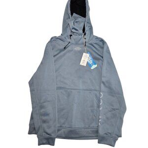 Aftco Reaper Women's Fleece Lined Blue Hoodie with Neck Gaiter Size XL NEW